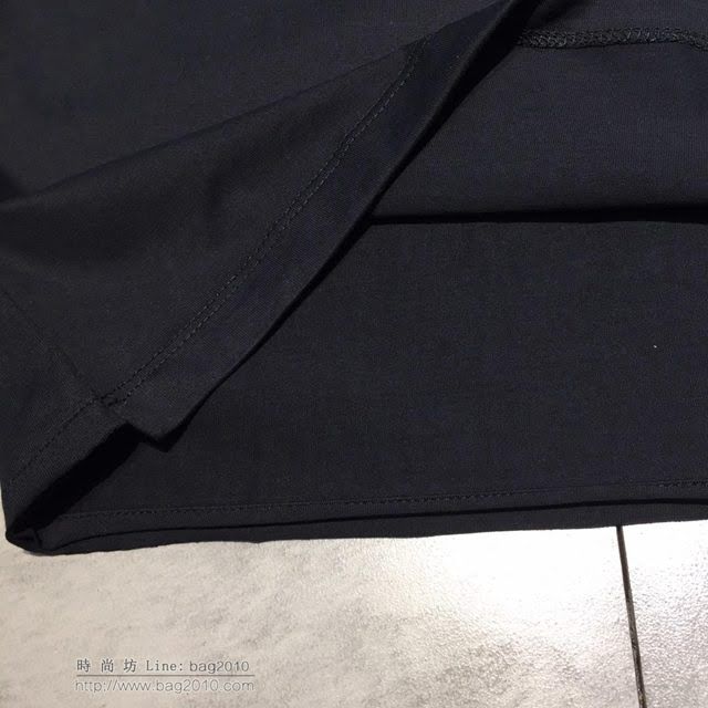 Saint Laurent短袖 19春夏新款 聖羅蘭黑色T恤  tzy1733